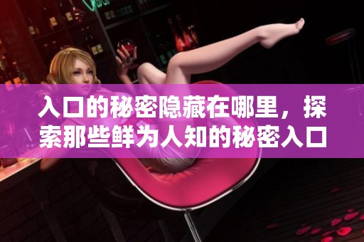 入口的秘密隐藏在哪里，探索那些鲜为人知的秘密入口之地
