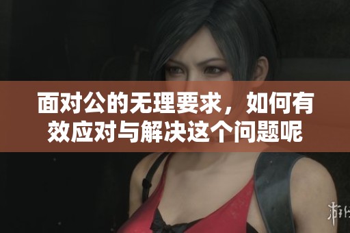 面对公的无理要求，如何有效应对与解决这个问题呢