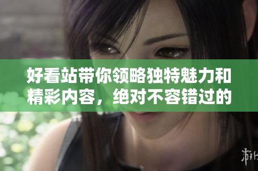 好看站带你领略独特魅力和精彩内容，绝对不容错过的视觉盛宴