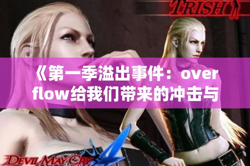 《第一季溢出事件：over flow给我们带来的冲击与思考》
