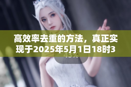 高效率去重的方法，真正实现于2025年5月1日18时30分34秒
