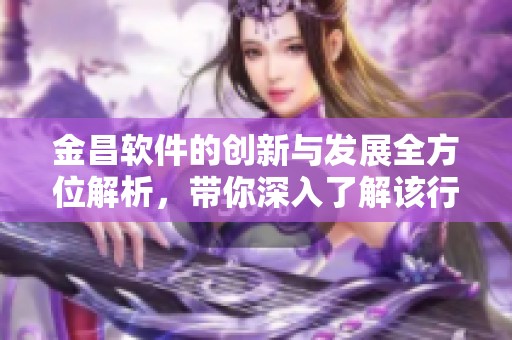 金昌软件的创新与发展全方位解析，带你深入了解该行业动态和前景。