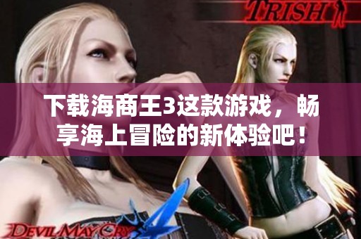 下载海商王3这款游戏，畅享海上冒险的新体验吧！