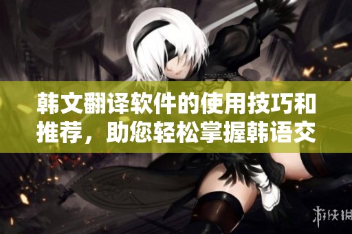 韩文翻译软件的使用技巧和推荐，助您轻松掌握韩语交流技巧