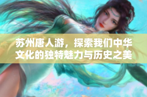 苏州唐人游，探索我们中华文化的独特魅力与历史之美