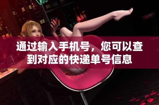通过输入手机号，您可以查到对应的快递单号信息