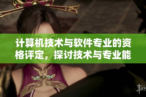 计算机技术与软件专业的资格评定，探讨技术与专业能力的提升之路