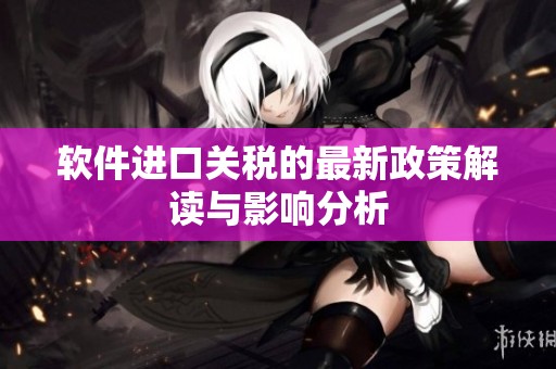 软件进口关税的最新政策解读与影响分析