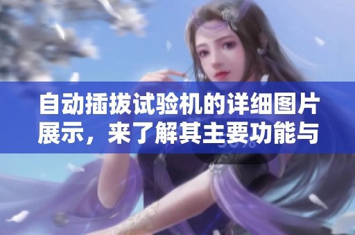 自动插拔试验机的详细图片展示，来了解其主要功能与应用领域