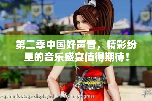 第二季中国好声音，精彩纷呈的音乐盛宴值得期待！