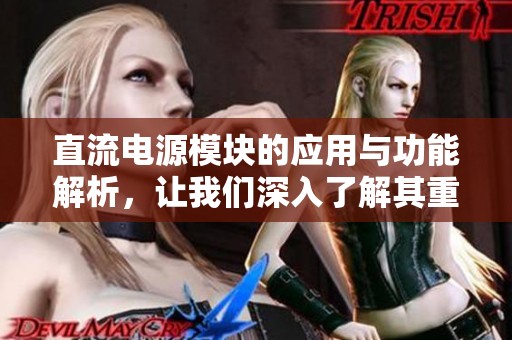 直流电源模块的应用与功能解析，让我们深入了解其重要性与优势