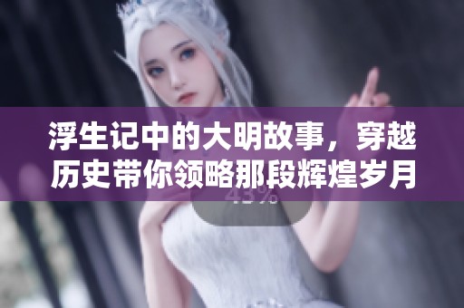 浮生记中的大明故事，穿越历史带你领略那段辉煌岁月