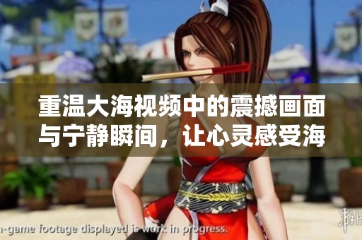 重温大海视频中的震撼画面与宁静瞬间，让心灵感受海洋的魅力