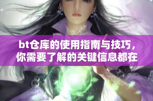 bt仓库的使用指南与技巧，你需要了解的关键信息都在这里