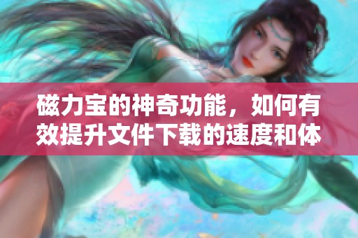 磁力宝的神奇功能，如何有效提升文件下载的速度和体验