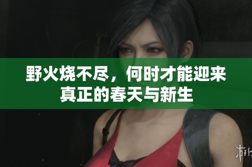 野火烧不尽，何时才能迎来真正的春天与新生