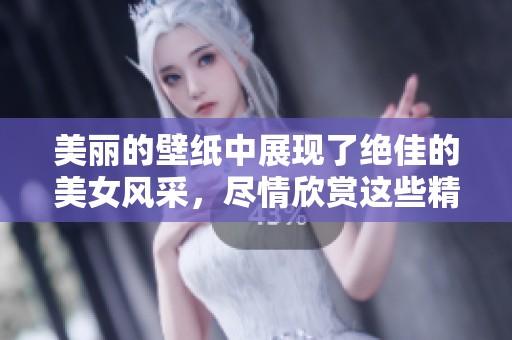 美丽的壁纸中展现了绝佳的美女风采，尽情欣赏这些精美画作吧