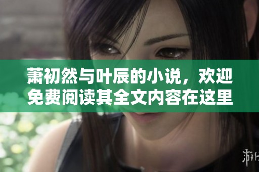 萧初然与叶辰的小说，欢迎免费阅读其全文内容在这里！