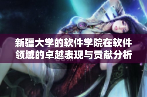 新疆大学的软件学院在软件领域的卓越表现与贡献分析