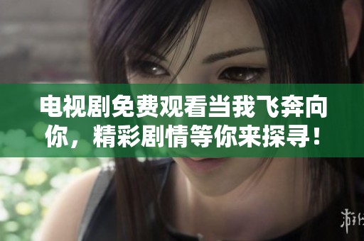 电视剧免费观看当我飞奔向你，精彩剧情等你来探寻！