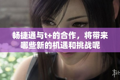 畅捷通与t+的合作，将带来哪些新的机遇和挑战呢