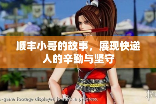 顺丰小哥的故事，展现快递人的辛勤与坚守