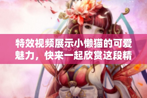 特效视频展示小懒猫的可爱魅力，快来一起欣赏这段精彩片段吧
