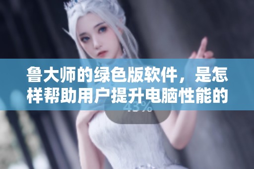 鲁大师的绿色版软件，是怎样帮助用户提升电脑性能的呢