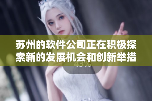 苏州的软件公司正在积极探索新的发展机会和创新举措。如何在竞争中脱颖而出？