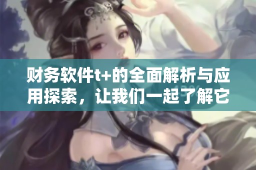 财务软件t+的全面解析与应用探索，让我们一起了解它的功能与优势。