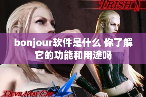 bonjour软件是什么 你了解它的功能和用途吗
