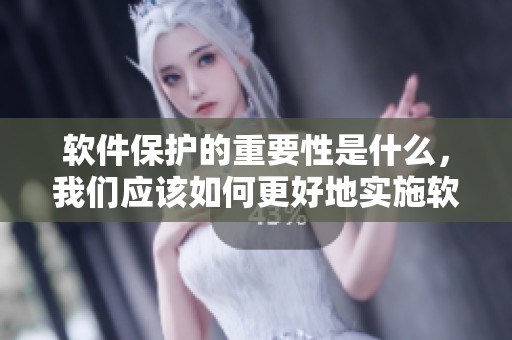 软件保护的重要性是什么，我们应该如何更好地实施软件保护措施呢