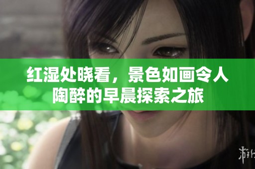 红湿处晓看，景色如画令人陶醉的早晨探索之旅