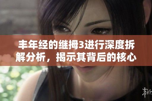 丰年经的继拇3进行深度拆解分析，揭示其背后的核心内容与意义