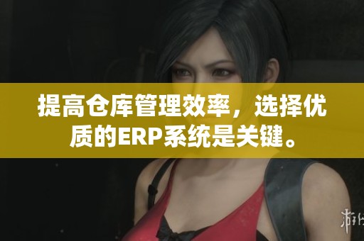 提高仓库管理效率，选择优质的ERP系统是关键。