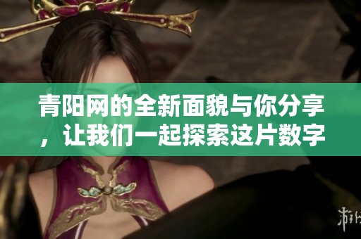 青阳网的全新面貌与你分享，让我们一起探索这片数字天地！