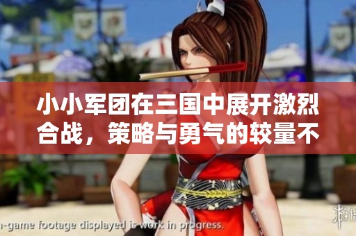 小小军团在三国中展开激烈合战，策略与勇气的较量不容忽视