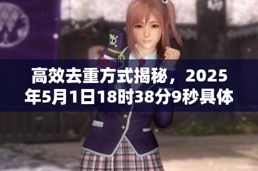 高效去重方式揭秘，2025年5月1日18时38分9秒具体实施时间
