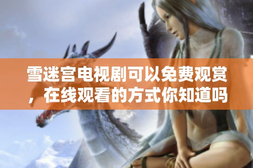 雪迷宫电视剧可以免费观赏，在线观看的方式你知道吗