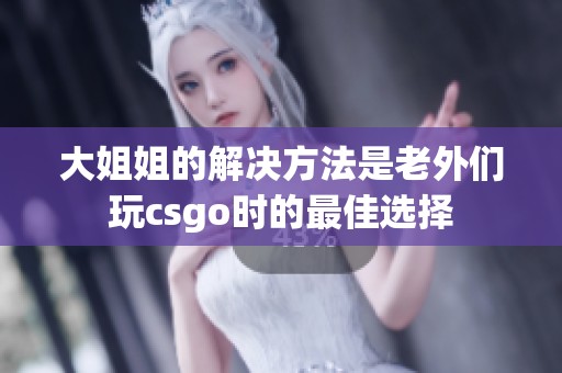 大姐姐的解决方法是老外们玩csgo时的最佳选择