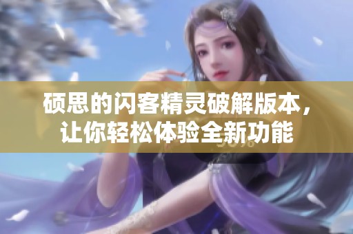 硕思的闪客精灵破解版本，让你轻松体验全新功能