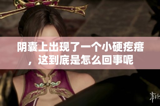 阴囊上出现了一个小硬疙瘩，这到底是怎么回事呢