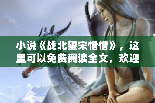 小说《战北望宋惜惜》，这里可以免费阅读全文，欢迎大家来阅读！