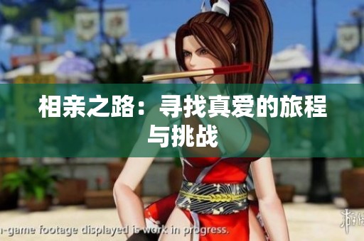 相亲之路：寻找真爱的旅程与挑战