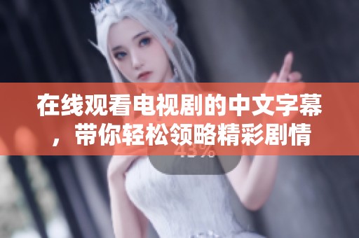 在线观看电视剧的中文字幕，带你轻松领略精彩剧情