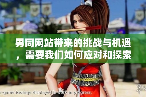 男同网站带来的挑战与机遇，需要我们如何应对和探索