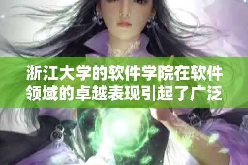 浙江大学的软件学院在软件领域的卓越表现引起了广泛关注与赞誉