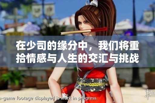 在少司的缘分中，我们将重拾情感与人生的交汇与挑战