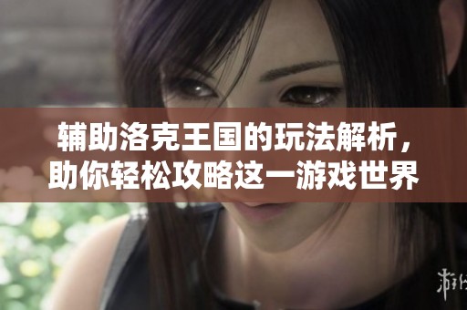 辅助洛克王国的玩法解析，助你轻松攻略这一游戏世界