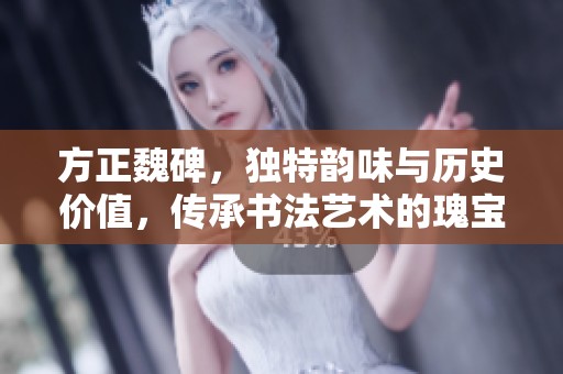 方正魏碑，独特韵味与历史价值，传承书法艺术的瑰宝